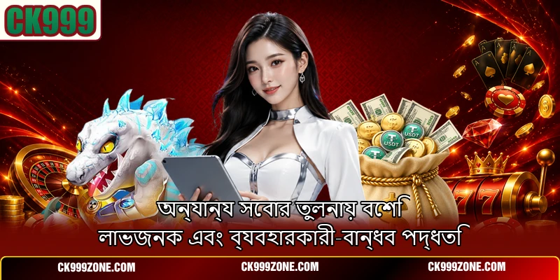 অন্যান্য সেবার তুলনায় বেশি লাভজনক এবং ব্যবহারকারী-বান্ধব পদ্ধতি