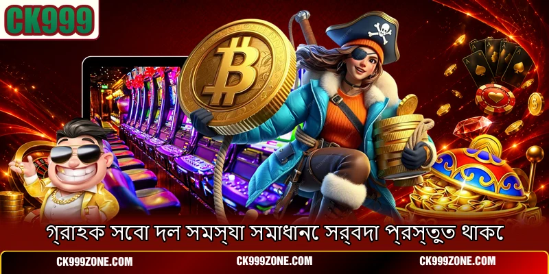 গ্রাহক সেবা দল সমস্যা সমাধানে সর্বদা প্রস্তুত থাকে